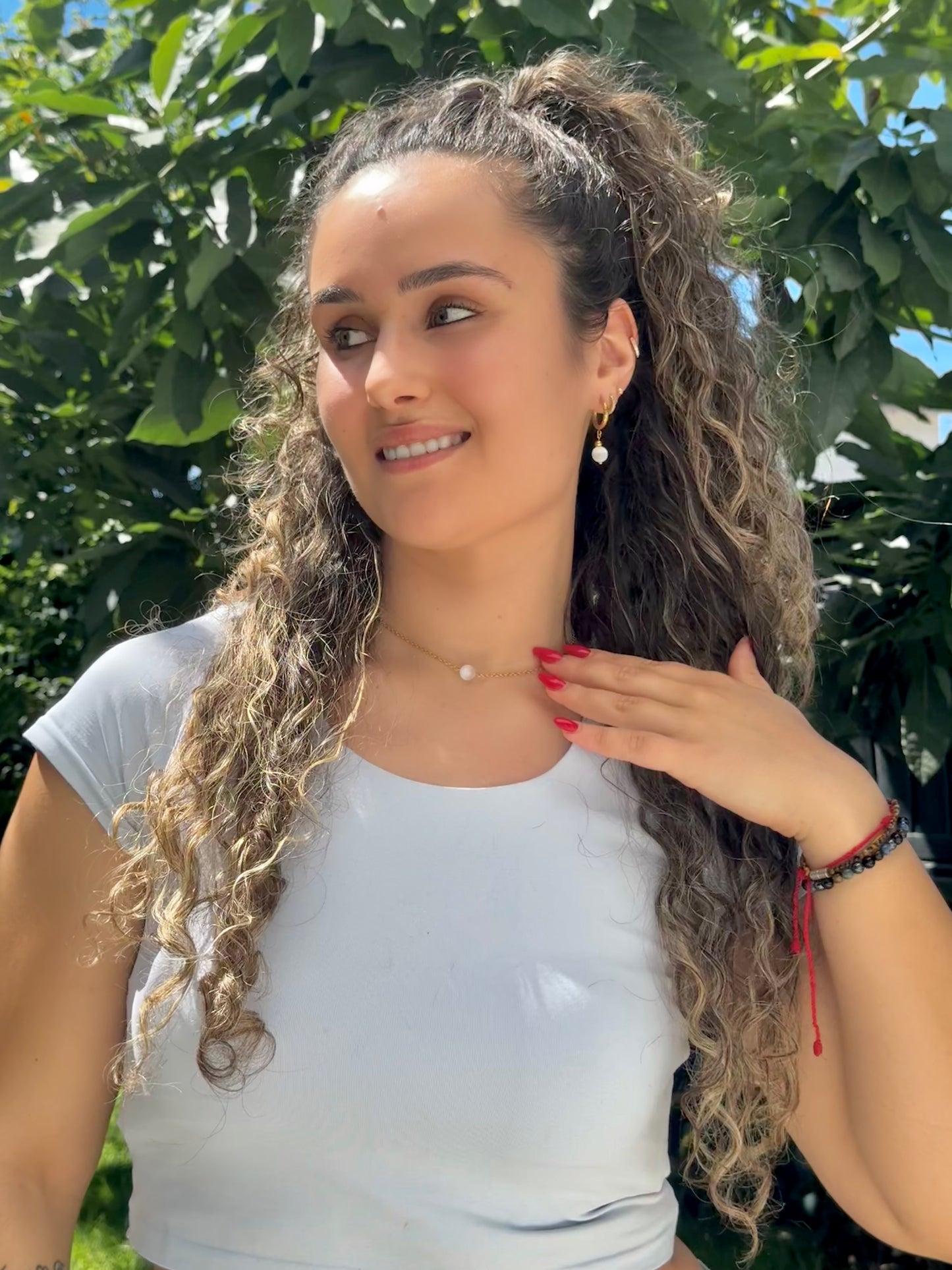 Colar Althea(selenite)-limpeza energética, Paz de Espírito; Cansaço Mental e Dores