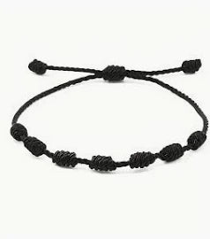 Pulseira 7 nós Preta- Força, Equilíbrio e Proteção