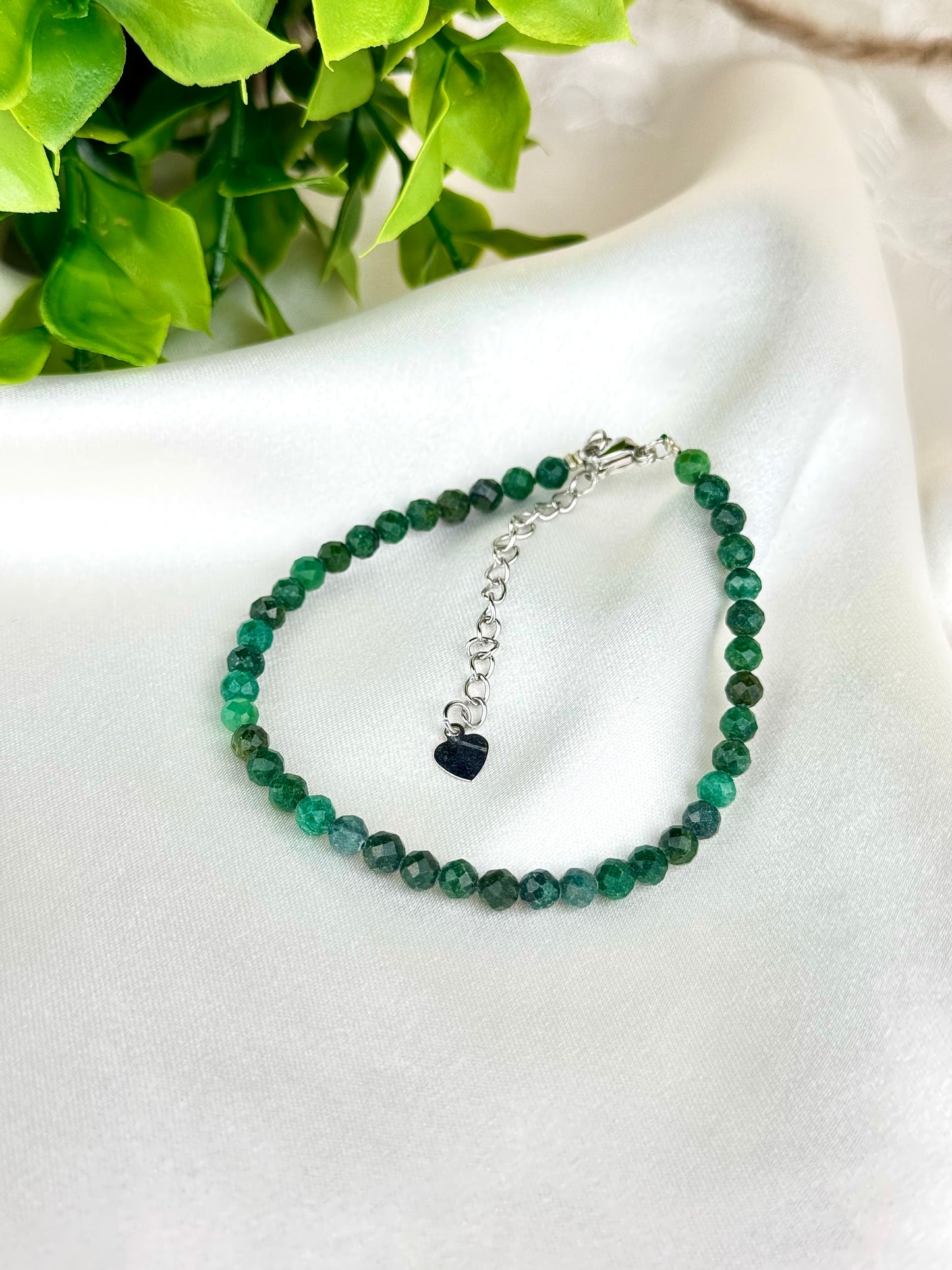 Pulseira Esmeralda- Beleza,  Amor Bem Sucedido, Abundância