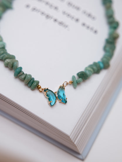 Colar Amazonite - -Calmante, Adaptação a Mudanças, Concentração