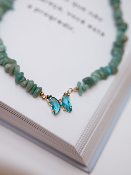 Colar Amazonite - Anti-Stress; Adaptação a Mudanças; Melhora os Estudos