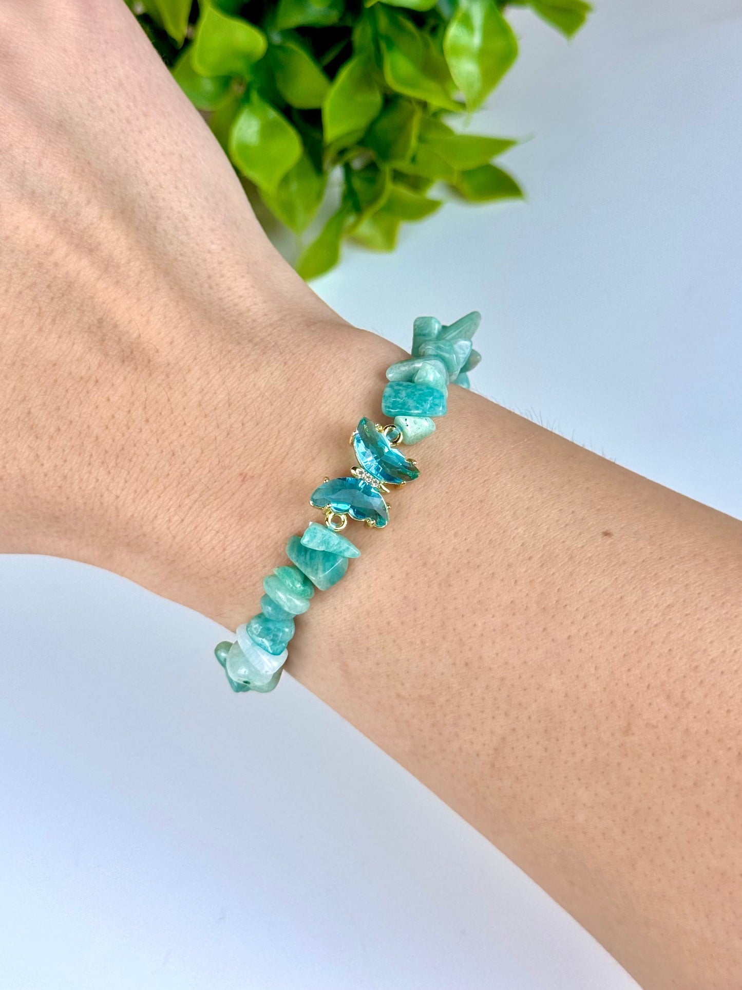 Pulseira Amazonite-Calmante, Adaptação a Mudanças, Concentração