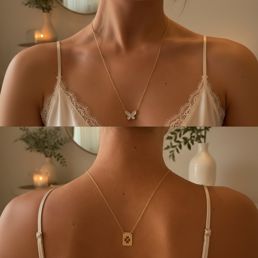 Escapulário da sorte 🦋-Transformação; Evolução pessoal; Sorte; coragem; liberdade