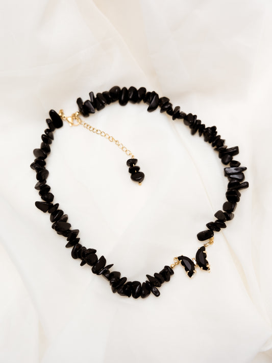 Colar Turmalina Negra - Proteção Energética e Espiritual; Inseguranças e Soluções